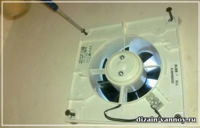 Инсталиране на вентилатор в банята - нюанси и правила